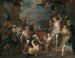 van een allegorie van een prijsuitreiking aan de Academie van Wenen onder Wenzel Anton Frst von Kaunitz-Rietberg - Franz Anton Maulbertsch — weergave van het kunstwerk