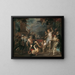 van een allegorie van een prijsuitreiking aan de Academie van Wenen onder Wenzel Anton Frst von Kaunitz-Rietberg - Franz Anton Maulbertsch — ingelijst kunstwerk aan de muur