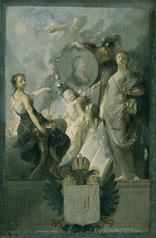 Franz Anton Maulbertsch - Huldigung fr Kaiserin Maria Theresia.webp