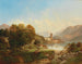van uitzicht op Saint-Wolfgang aan het Wolfgangmeer - Franz Barbarini — weergave van het kunstwerk