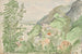 Landschapschilderij met rivier in berglandschap met kasteel - Franz Barwig de Oude — weergave van het kunstwerk