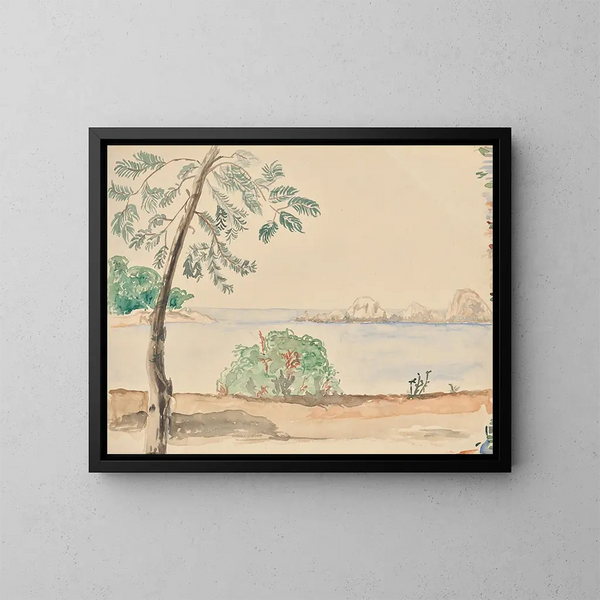 Kste in Florida - Franz Barwig the Elder — framed artwork on a wall