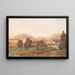 De toren van Dürnstein in de Wachau-vallei - Franz Brenner — ingelijst kunstwerk aan de muur