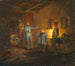 La dernière nuit de Kopal avec le colonel Schlechta dans une ferme italienne - Franz Brudermann — weergave van het kunstwerk