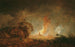 Nachtbrand - Franz Edmund Weirotter — weergave van het kunstwerk