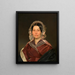 Portret van een dame - Franz Eybl — ingelijst kunstwerk aan de muur