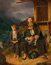 De bedelaar - Franz Eybl — weergave van het kunstwerk