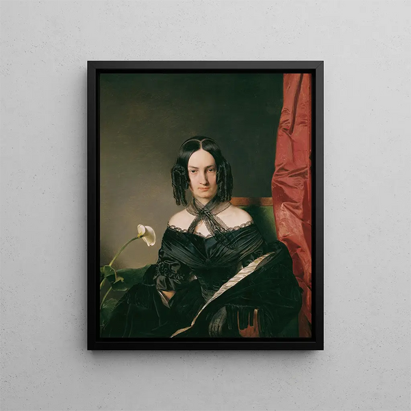 Mme Nadassy - Franz Eybl — framed artwork on a wall