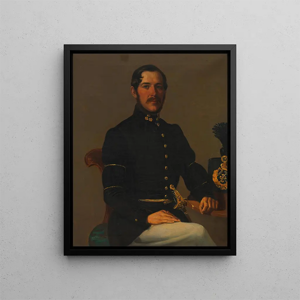 Georg Ritter von Hofmann, captain of the mines of the Imperial and Royal Mining Authority of Austria - Franz Eybl — framed artwork on a wall
