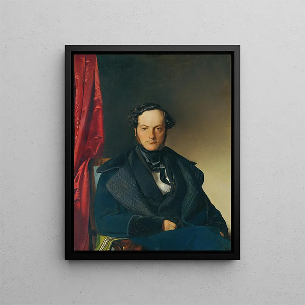 Monsieur Nadassy - Franz Eybl — framed artwork on a wall