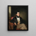 Graaf Moritz II van Fries 1804-1887 - Franz Eybl — ingelijst kunstwerk aan de muur