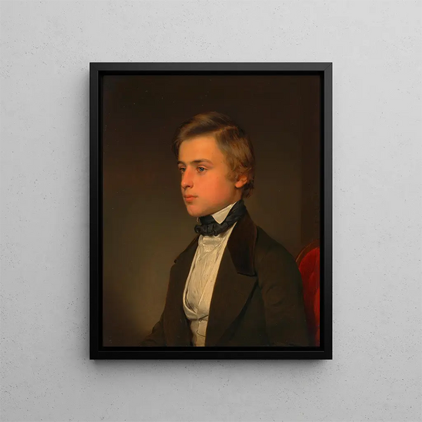 Johann Josef Rudolf von Arthaber, fils de Rudolf von Arthaber - Franz Eybl — framed artwork on a wall
