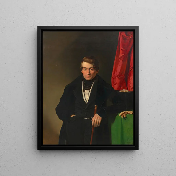 Johann Michael Schweighofer, piano maker - Franz Eybl — framed artwork on a wall