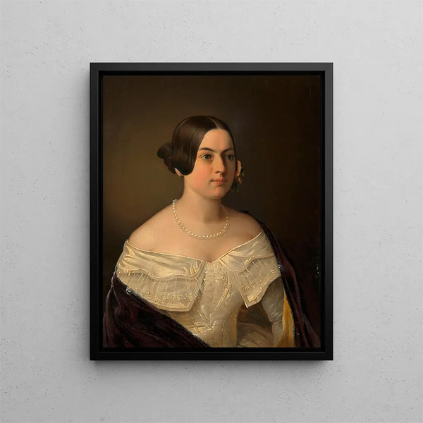 Mathilde Rebracha avec Frgantner - Franz Eybl — framed artwork on a wall