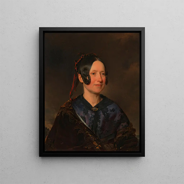 Sofie Fick, schoonzus van Rudolf von Arthaber - Franz Eybl — ingelijst kunstwerk aan de muur
