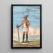View of an East India Company soldier - Franz Feyerabend — framed artwork on a wall