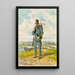 Soldier 8 - Franz Gerasch — framed artwork on a wall