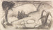 Abstract exotisch landschap - Franz Marc — weergave van het kunstwerk
