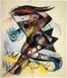 Caliban - Franz Marc — weergave van het kunstwerk