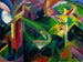 hert in de tuin van het klooster - Franz Marc — weergave van het kunstwerk