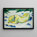 Hond liggend in de sneeuw - Franz Marc — ingelijst kunstwerk aan de muur