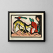 Fabelachtig dier - Franz Marc — ingelijst kunstwerk aan de muur