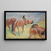Franz Marc — ingelijst kunstwerk aan de muur