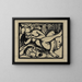 Bergère endormie - Franz Marc — ingelijst kunstwerk aan de muur