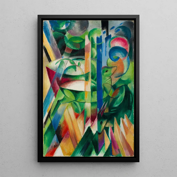 Franz Marc - The Little Mountain Goats.webp