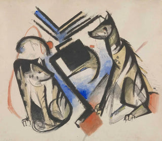 Franz Marc - Two Wolves.webp