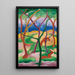 Belettes en jeu - Franz Marc — ingelijst kunstwerk aan de muur