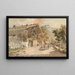 van Ferme et rue à Meiringen - Franz Niklaus König — ingelijst kunstwerk aan de muur