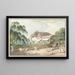 Landhuis Villette - Franz Niklaus König — ingelijst kunstwerk aan de muur