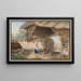 van het huis van de boer in het kanton Bern - Franz Niklaus König — ingelijst kunstwerk aan de muur