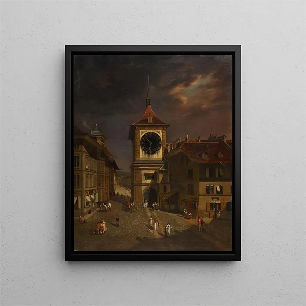 Zytglogge Painting - Franz Niklaus König — framed artwork on a wall