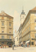 Weihburggasse Painting - Franz Poledne — artwork view