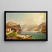 Vue du lac Achensee depuis la Scholastika vers Pertisau - Franz Richard Unterberger — ingelijst kunstwerk aan de muur