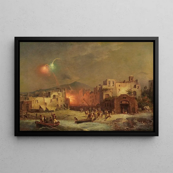 Franz Richard Unterberger - Santa Lucia Fest in Amalfi.webp