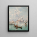 Santa Maria della Salute vanaf het Grand Canal - Franz Richard Unterberger — ingelijst kunstwerk aan de muur