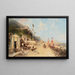 Straat Monreale, Palermo - Franz Richard Unterberger — ingelijst kunstwerk aan de muur