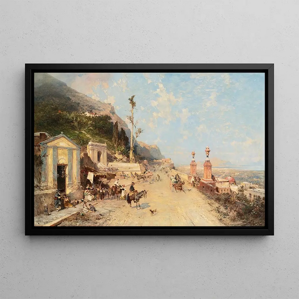 Franz Richard Unterberger - Strada Monreale Palermo.webp