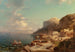 Het haventje van Capri - Franz Richard Unterberger — weergave van het kunstwerk