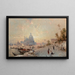 Venetië bij zonsondergang - Franz Richard Unterberger — ingelijst kunstwerk aan de muur