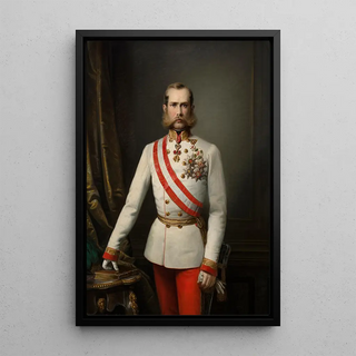 Franz Russ The Elder - Portrait of Franz Joseph I.webp