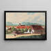 the café-restaurant La veste noire in Vienna-Rudolfsheim - Franz Sager — framed artwork on a wall
