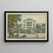 Tiefenhof Zürich - Franz Schmid — ingelijst kunstwerk aan de muur