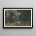 Vue de la Treille, Genève - Franz Schmid — framed artwork on a wall