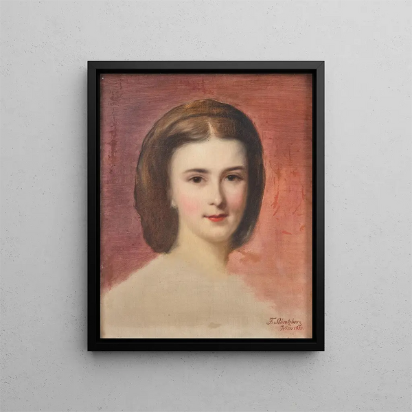 L'impératrice Élisabeth - Franz Schrotzberg — framed artwork on a wall