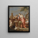 Rebecca en Eliezer - Franz Sebald Unterberger — ingelijst kunstwerk aan de muur