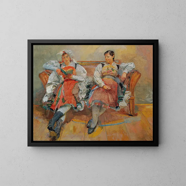 Gailtal Painting - Franz Wiegele — framed artwork on a wall